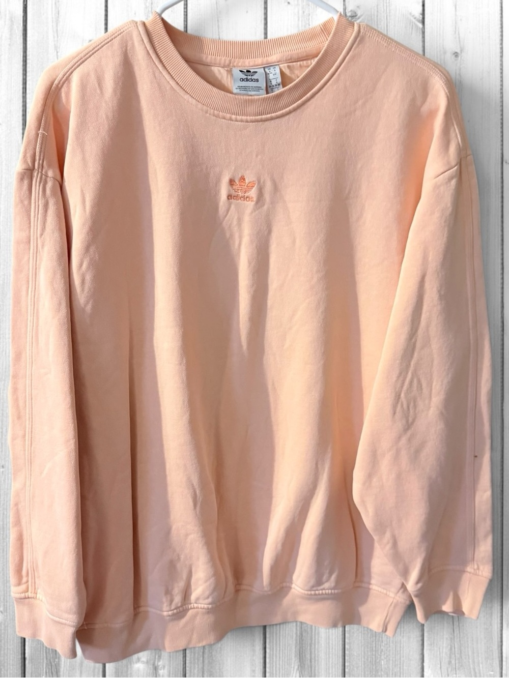 🌼adidas Peach Crew Sweatshirt